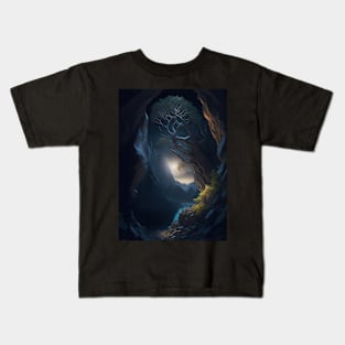 Mystic Luminous Enigma Kids T-Shirt